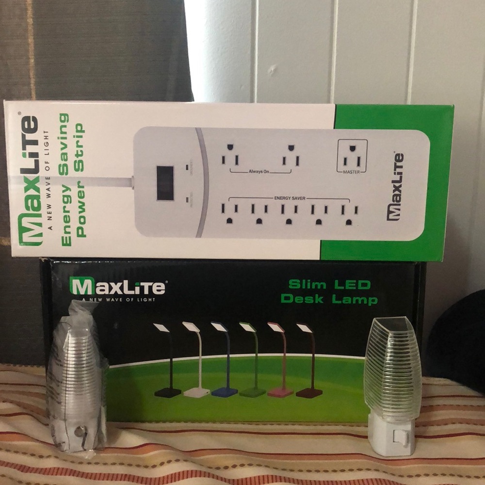SLIM LED DESK LAMP/ POWER STRIP/ NIGHT LAMPS